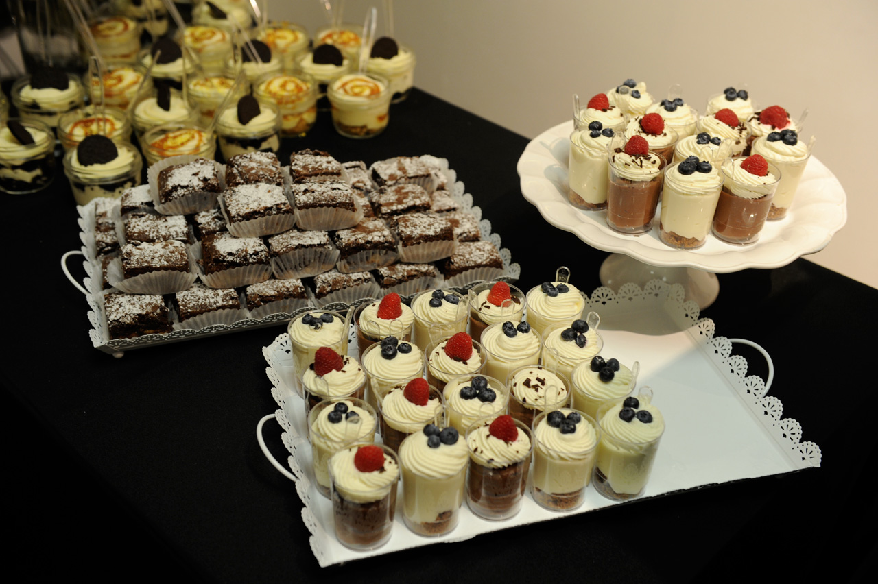 Desserts were provided by Delicately Delicious