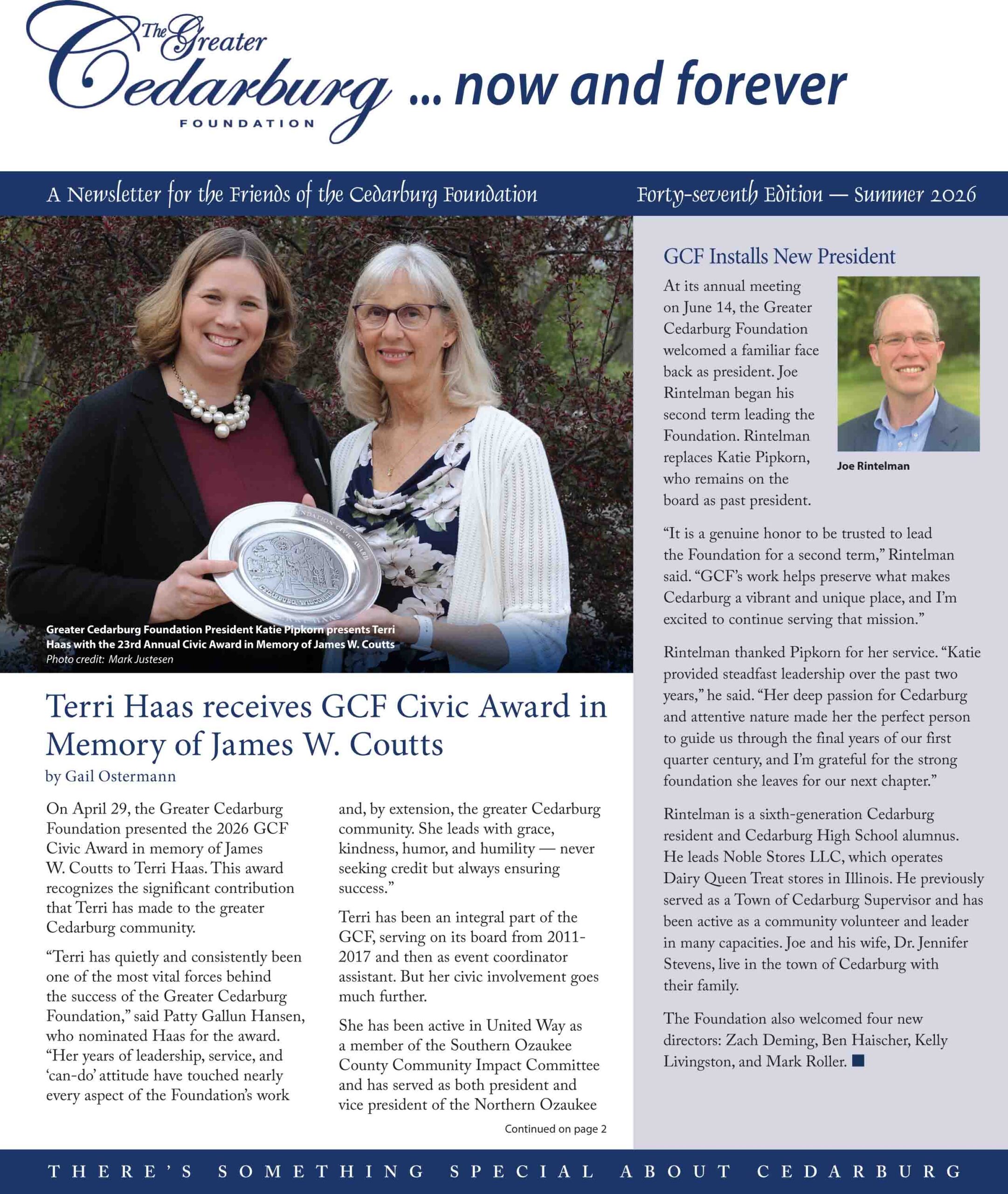 Summer 2018 Newsletter